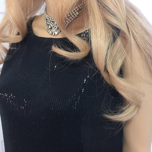 ST. JOHN NEW WITH TAGS COCKTAIL DRESS COMPLETE DRESS IS SPARKLING PAILLETTES - Picture 10 of 10